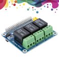 thumbnail image 3 of DC 30V/5A 3-Way Relay Module Expansion Module GPIO Interface Fit For  A+/B+/2B/3B/4B, 3 of 8
