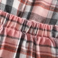 thumbnail image 6 of Xyant Baby Girl Clothes Fall Winter Outfit Long Sleeve Ruffle Romper Plaid Skirt Bow Headband 3 Pcs Set 0-18 Months, 6 of 9
