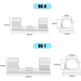 thumbnail image 3 of 50pcs Medium Self Adhesive Cable Clips Black,Wire Clips Cable Management Wire Organizer Cord Holder for Under Desk, Car, Wall, TV PC Ethernet Cable, 3 of 14
