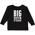 thumbnail image 3 of Inktastic Big Sister in Training Girls Long Sleeve Toddler T-Shirt, 3 of 5