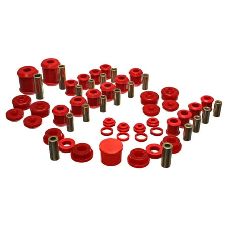 Mitsubishi Master - Energy Suspension 95-99 Mitsubishi Eclipse FWD/AWD Red Hyper-flex Master Bushing Set