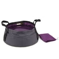 thumbnail image 4 of Raindrops  8 .5L Foldable Bathtub for Collapsible Wash Basin Travel Purple, 4 of 7