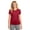 Red, variant on Port & Company Ladies Performance Tee-M (Red)
