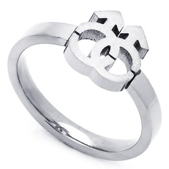 Men's 10MM Stainless Steel Gay Symbol Ring For Men (Size 9 to 13) Size 11