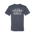 thumbnail image 2 of Wild Bobby, Only the Best Daddies Gets Promoted to Husband, Father's Day, Men Graphic T-Shirt, Vintage Heather Blue, Small, 2 of 3