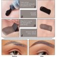 thumbnail image 5 of 2026 Eyebrow Tint,Peel Off Eyebrow Gel Kit,Dark Brown Semi-Permanent Eyebrow Tint With 10Pcs Eyebrow Stamp Stencil,For Sparse Overplucked Eyebrows Las, 5 of 5