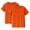 Orange 2PCS, variant on 2-Pack Kids' Mesh Quick-Dry T-Shirts: Breathable Short Sleeve Tees for Toddler & Youth,Color Orange,Size 5-6 Years