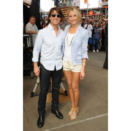 Tom Cruise Cameron Diaz At Talk Show Appearance For Good Morning America Celebrity Guests  New York Ny June 22 2010 Photo By Kristin CallahanEverett Collection