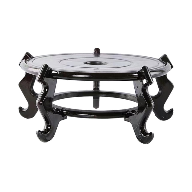 DOLITY Wood bowl Stand Pedestal Planter Stand Multipurpose Bonsai Rack Plant Holder Diameter 28cm