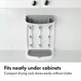 thumbnail image 3 of OXO Space-Saving Baby Bottle Drying Rack, White, 3 of 8