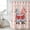 Beige, variant on Valentine's Day Shower Curtain, Waterproof Shower Curtains for Bathroom, Watercolor Heart Gnomes Couple Love Pink Washable Fabric Bathtub Curtain Set Bath Decor with 12 Hooks Stall 36"x72"