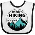 thumbnail image 3 of Inktastic Daddy's Hiking Buddy with Mountains and Trees Boys or Girls Baby Bib, 3 of 4