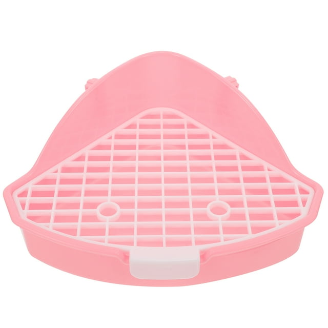 Shisuyan Rabbit Litter Box Bunny Litter Box Guinea Pig Toilet Hamster Small Pet Training Toilet