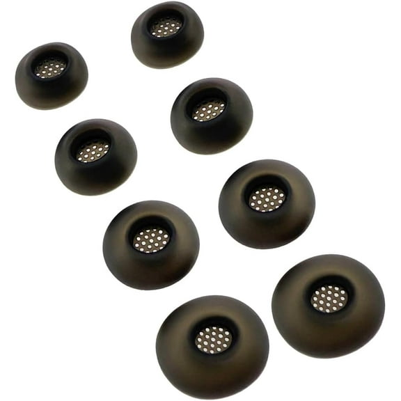 TENNMAK Eartips Replacement for Skullcandy Method 360 ANC Earbuds Earpad * Upgrade with Dust Filter * 4 Pairs