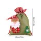 thumbnail image 3 of Adornos navideños, adornos navideños, regalos navideños Bolsa de regalo de Navidad Bolsa de regalo de lino tridimensional Estilo anciano Estilo muñeco de nieve Bolsa de regalo de lino Productos de lin, 3 of 6