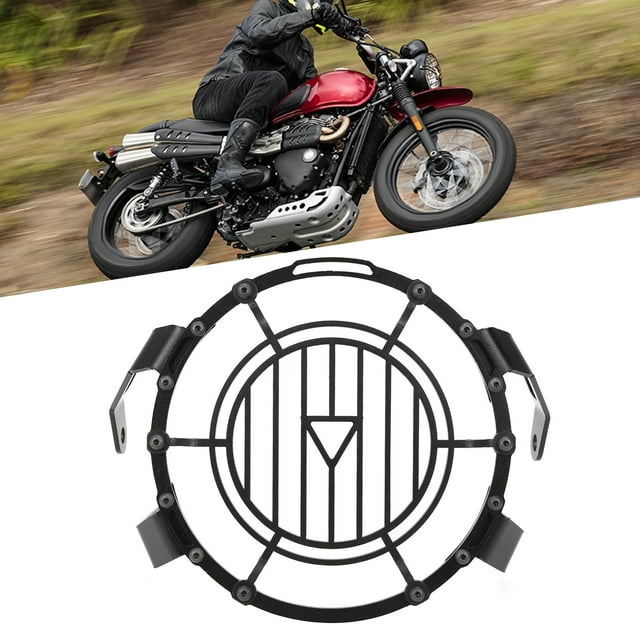 Protège-phare avant, Remplacement de la Calandre de Protection des Phares de Moto pour Rue Jumeau 900/ Brouilleur 2016-2020