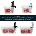 thumbnail image 4 of LIPAVI C10 Sous Vide Container 12 quarts-NOT INCLUDED: L10 Rack and Tailored Lid for Virtually All Immersion Circulators Sold Separately, Crystal Clear, Transparent Polycarbonate, 4 of 6