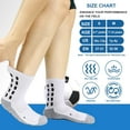thumbnail image 7 of 3 Pairs Kids Grip Soccer Socks Cushioned Non Slip Football Athletic Sports Socks for Boys Girls, 7 of 7