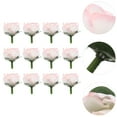 thumbnail image 3 of 50pcs 3cm Artificiel Roses Fleurs Têtes Décoration de Mariage (Rose Clair), 3 of 8