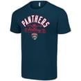 thumbnail image 2 of Men's Starter  Navy Florida Panthers Half Puck T-Shirt, 2 of 3