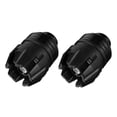 thumbnail image 3 of WHAMVOX Aluminum Alloy Black 2Pcs Motorcycle Front Fork Shock Absorber Cup Shape Slider, 3 of 8
