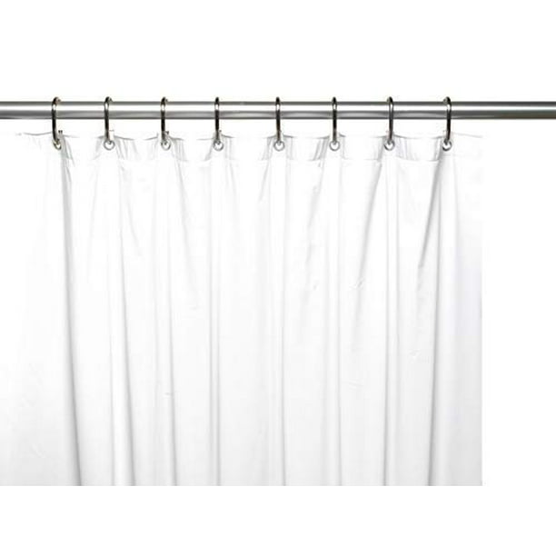 Gauge Vinyl Shower Curtain Liner, Extra Long Shower Curtain Liner 108