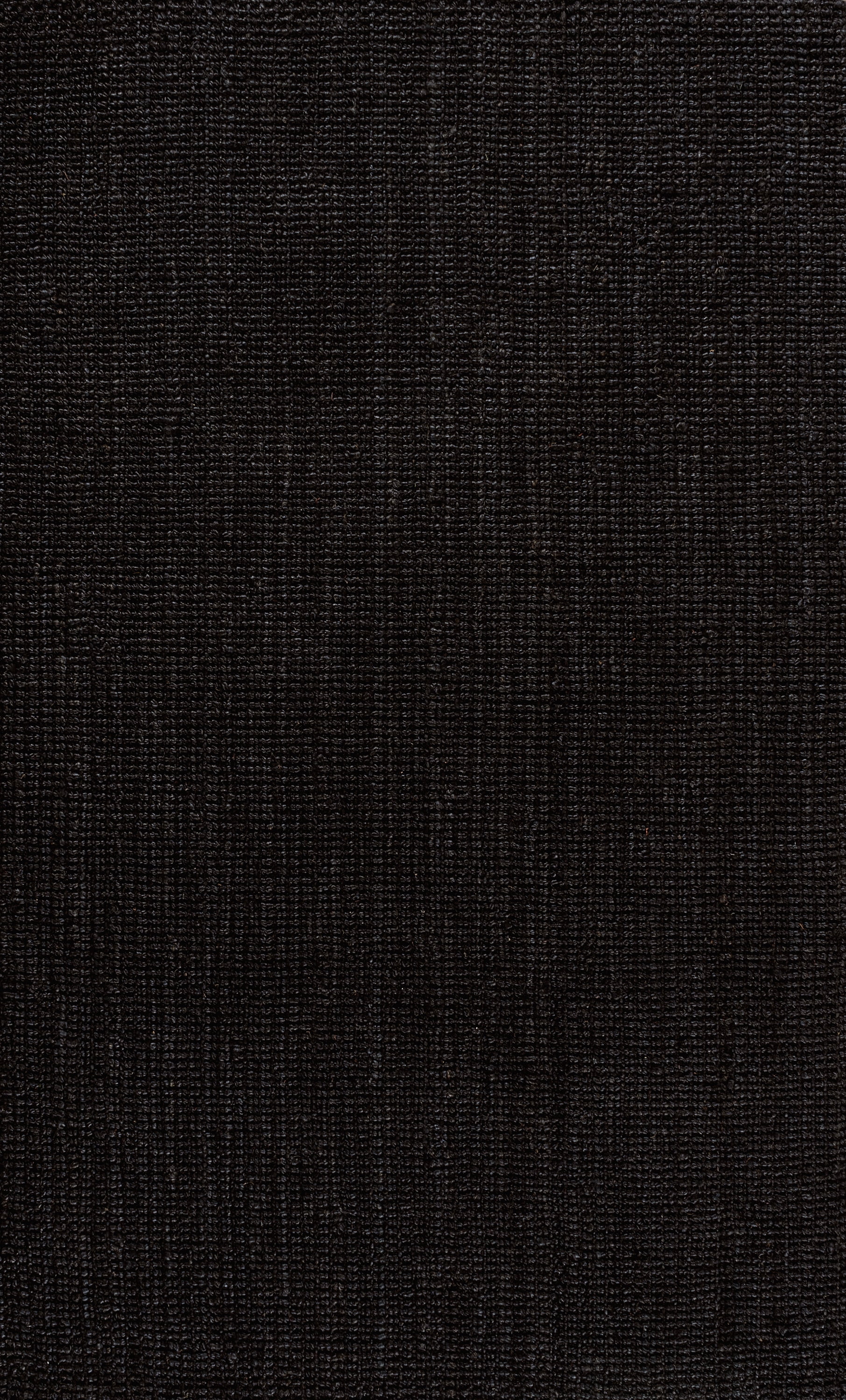 JONATHAN Y NATURAL FIBER 4 x 6 Area Rug, Pata Hand Woven Chunky Jute - Black, NRF102E-4
