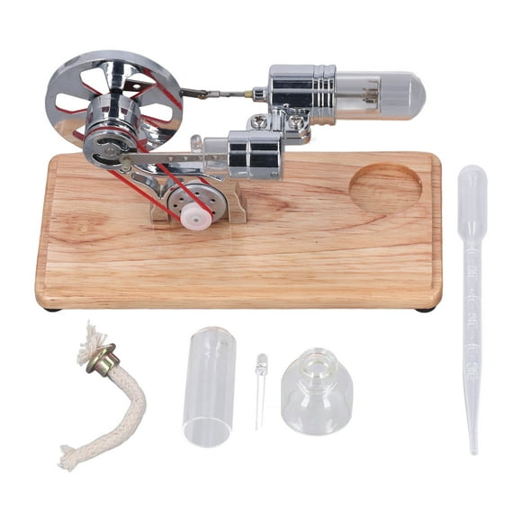 Oubit Stirling Scientific Physical Model,Stirling Engine Motor Model Stirling Engine Model Kit Stirling Engine Motor Model Educational Toy High-Intensity Output