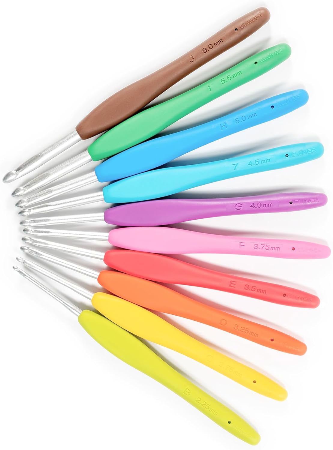 Clover Amour Crochet Hook Set, 10 Piece with Yarn Needle photo 3