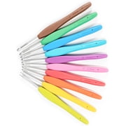 Clover Amour Crochet Hook Set with Yarn Needle, Assorted (10 Piece)