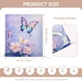 thumbnail image 2 of Decorative Chair Back Cover One Size x2 Chair Cover Dining Chair Slipcovers Chair Back Decoration Festival Chair Decoration Light Purple Rainbow Butterfly, 2 of 6