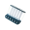 thumbnail image 2 of kurtrusly 1/2/3 Wall-Mounted Dry Food Storage Dispenser Convenient Rice Box Candy Organizer Blue 6 Grid 1 Pc, 2 of 6