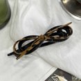 thumbnail image 3 of Pinza para el pelo con lazo de cuero de moda, accesorio para el pelo con lazo, cuenco de silicona para mujeres y niñas., 3 of 4