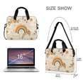 thumbnail image 3 of FORMRS 16" Laptop Bag Carrying Sleeve Case with Handle Travel Shoulder Briefcase, Retro Rainbow, 3 of 8