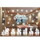 thumbnail image 5 of Alta calidad se aferra ventana pegatinas de pared calcomanía copos de nieve blancos adornos campanas Navidad, 5 of 6