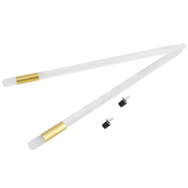Baquetas, 2 piezas Baquetas LED brillantes Accesorios de rendimiento Baquetas con luz LED Rendimiento probado
