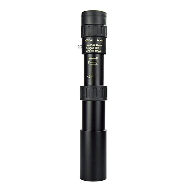 Graflsoa BAK4 Télescope Monoculaire avec Zoom 10-300x, Objectif 40mm pour Vision HD Longue Distance, Design Compact et Durable pour Activités Extérieures