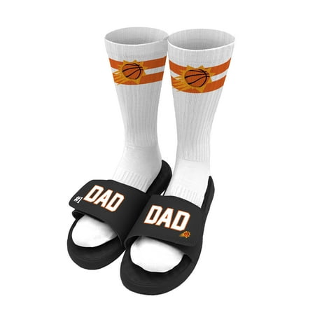 

Men s ISlide Black Phoenix Suns Dad Socks & Slide Sandals Bundle