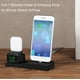 thumbnail image 2 of Soporte de silicona 3 en 1 Base de carga de alta calidad Compatible con Apple iPhone iWatch AirPods Abanopi Poseedor, 2 of 6