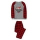 thumbnail image 1 of Conjuntos de pijamas familiares a juego para hombre, pijamas navideños con camiseta de manga larga y pantalones, ropa de estar por casa, 1 of 6