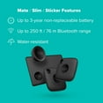 thumbnail image 3 of Tile Mate Essential (2022) - Bluetooth Tracker 4 Pack  Black - (2 Mate, 1 Slim, 1 Sticker), 3 of 7