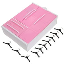 RENACLIPY Dollhouse Furniture Storage Assorted Color Easy Assembly for Home