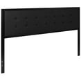 thumbnail image 1 of Pemberly Row Fabric Tufted King Metal Panel Headboard in Black, 1 of 9