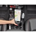 thumbnail image 3 of Weathertech iPod/iPhone/Smartphone Mount 8ACF9XL iPod/iPhone/Smartphone Mount; CupFone XL; 360 Degree Rotation; With Hand Sanitizer Holder; Black; With Two Black Plastic Knobs, 3 of 4