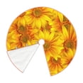 thumbnail image 3 of Kll 3d Sunflowers Christmas Tree Skirt 30",Party Decorations Farmhouse For Christmas Decorations Holiday Party, 3 of 8