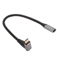 thumbnail image 4 of Cable USB C 3,1 macho a hembra PD100W carga rápida 10Gbps 4K a 60Hz Cable de carga USB C para consolas de juegos Steam Deck 25cm/9,8 pulgadas, 4 of 10