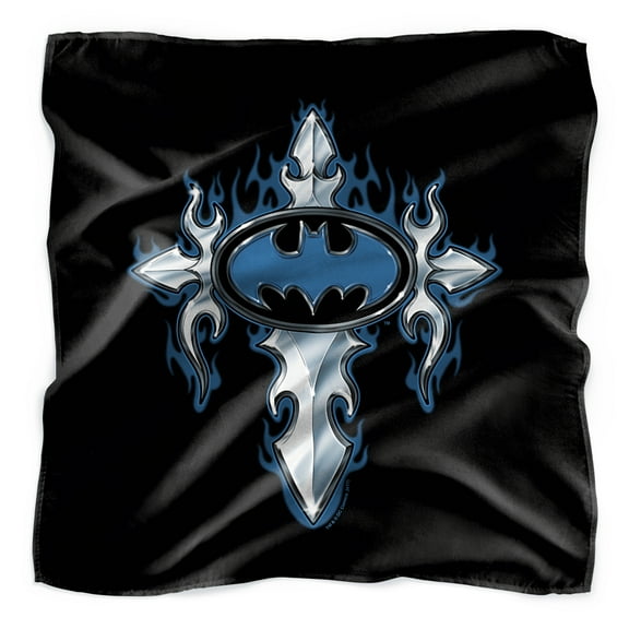 Batman Gothic Steel Logo Bandana (21 in x 21 in)
