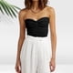 thumbnail image 1 of Top Bandeau plisado para mujer Top elegante de punto con nudo torcido ropa de calle de verano Hugtrwg Para estrenar, 1 of 9