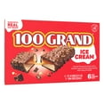 thumbnail image 6 of 100 Grand Ice Cream Bars with Caramel, Crispy Crunchies & Chocolatey Coating, 6 pack, Frozen Dessert, 6 of 11