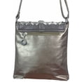 thumbnail image 2 of Zzfab Top Bling Sparkle Rhinestone Crossbody Bag Pewter, 2 of 2